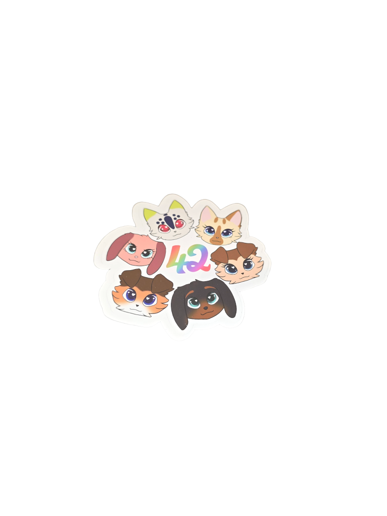 Sticker of the whole gang